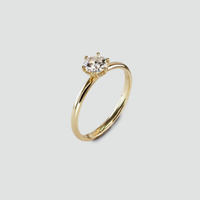 moissanite gold ring 2025